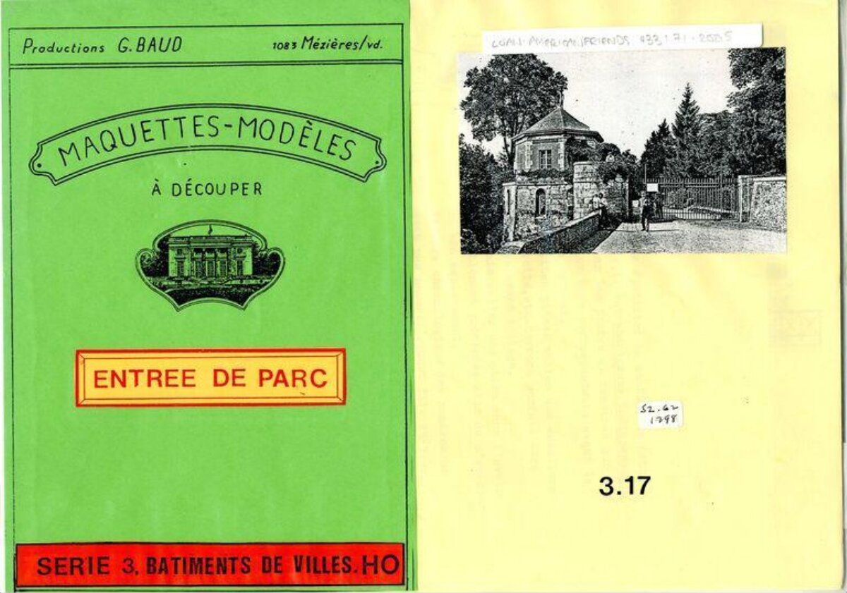 Vintage French Paper Model Kit — Book Covers