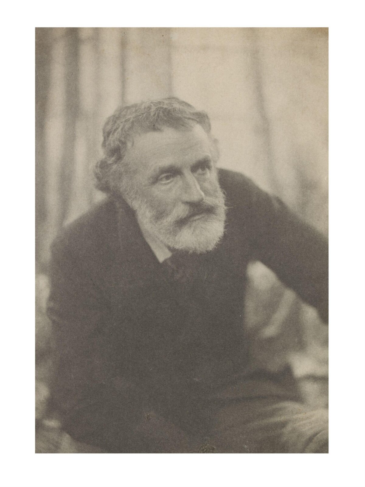 Vintage Portrait of Older Bearded Man