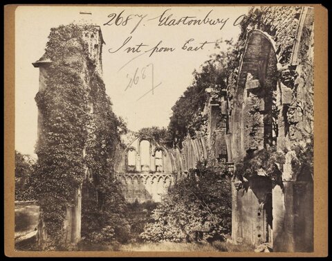 Glastonbury Abbey Ruins From East