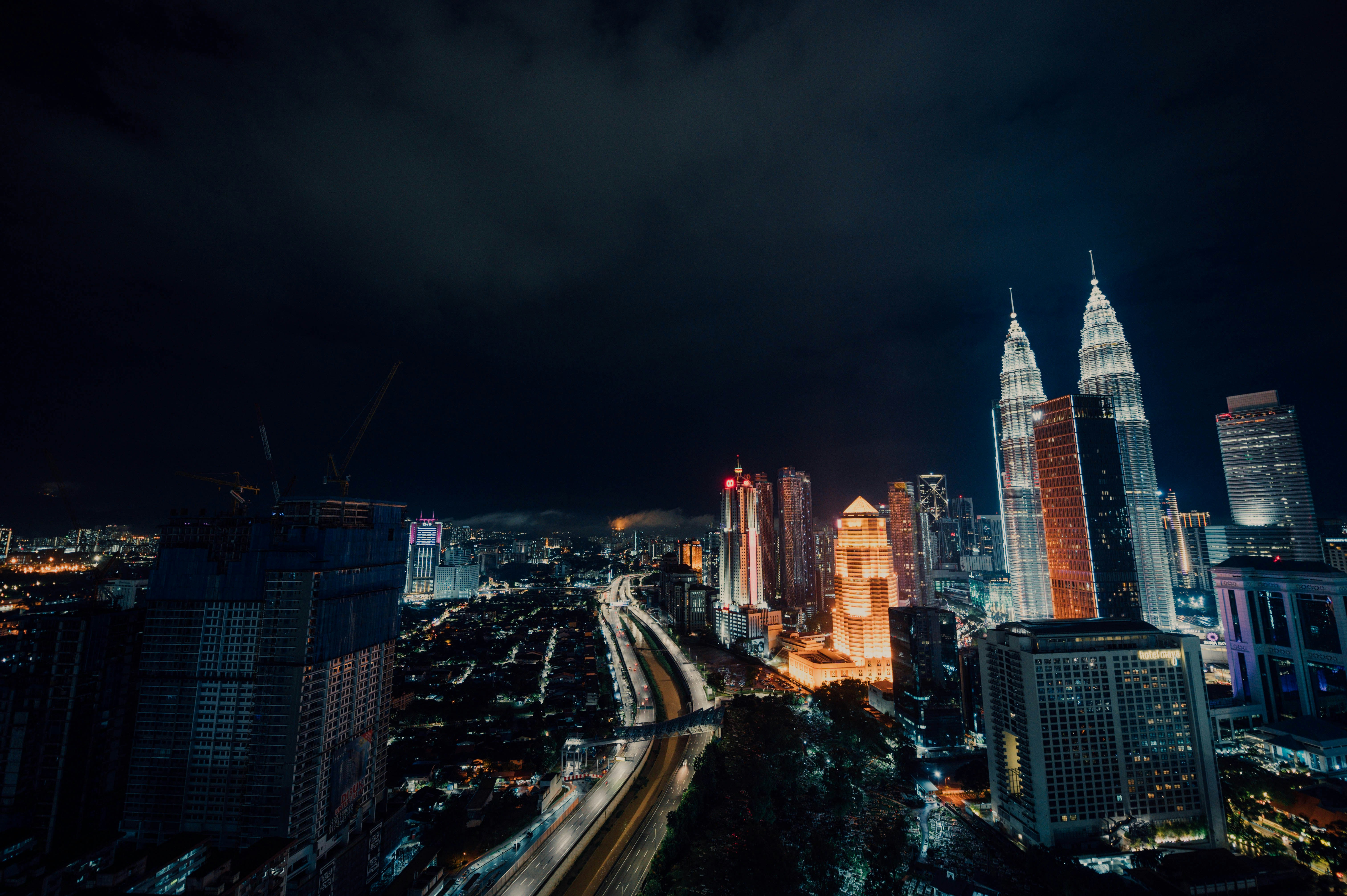 Kuala Lumpur Night City View