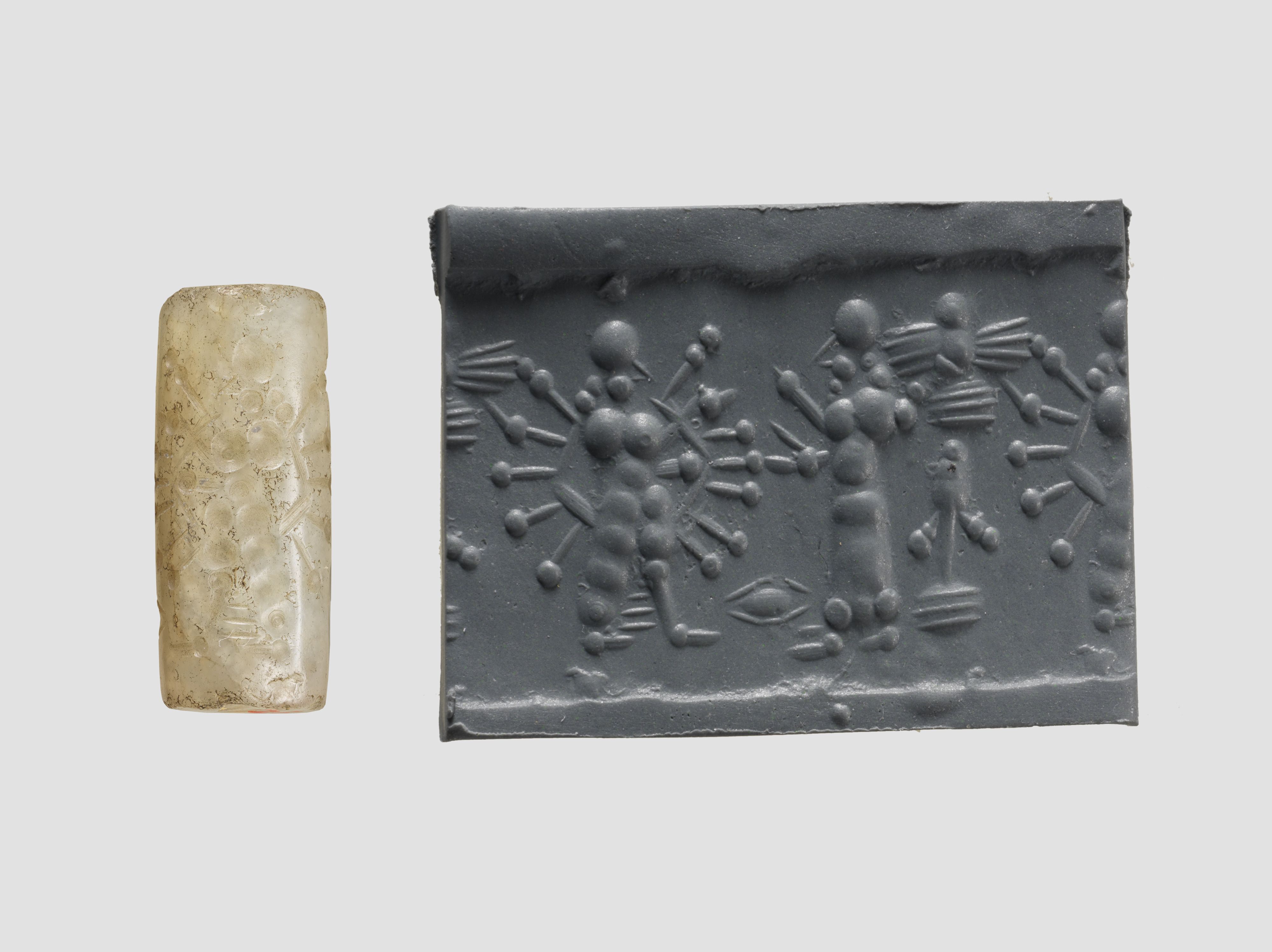 Ancient Cylinder Seal and Impression