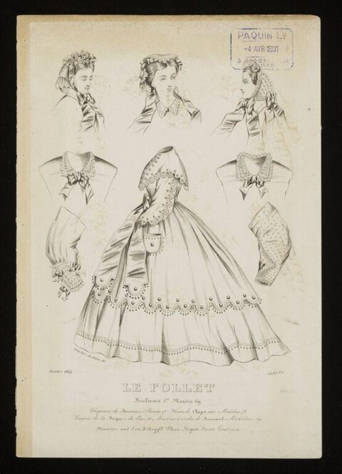 Le Follet Victorian Fashion Illustration