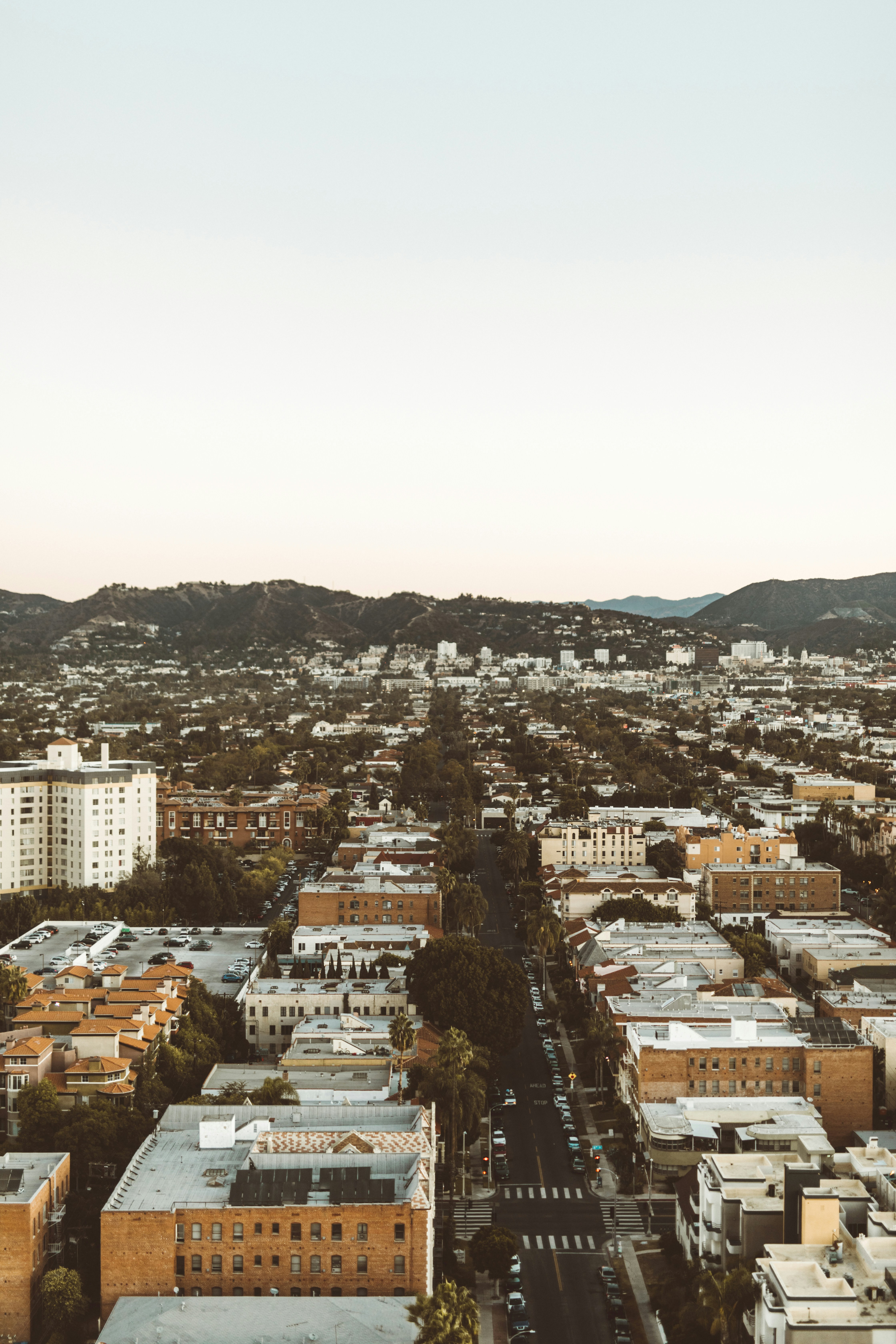High Angle Los Angeles City View