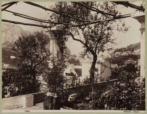 View of Villa Alers, Capri