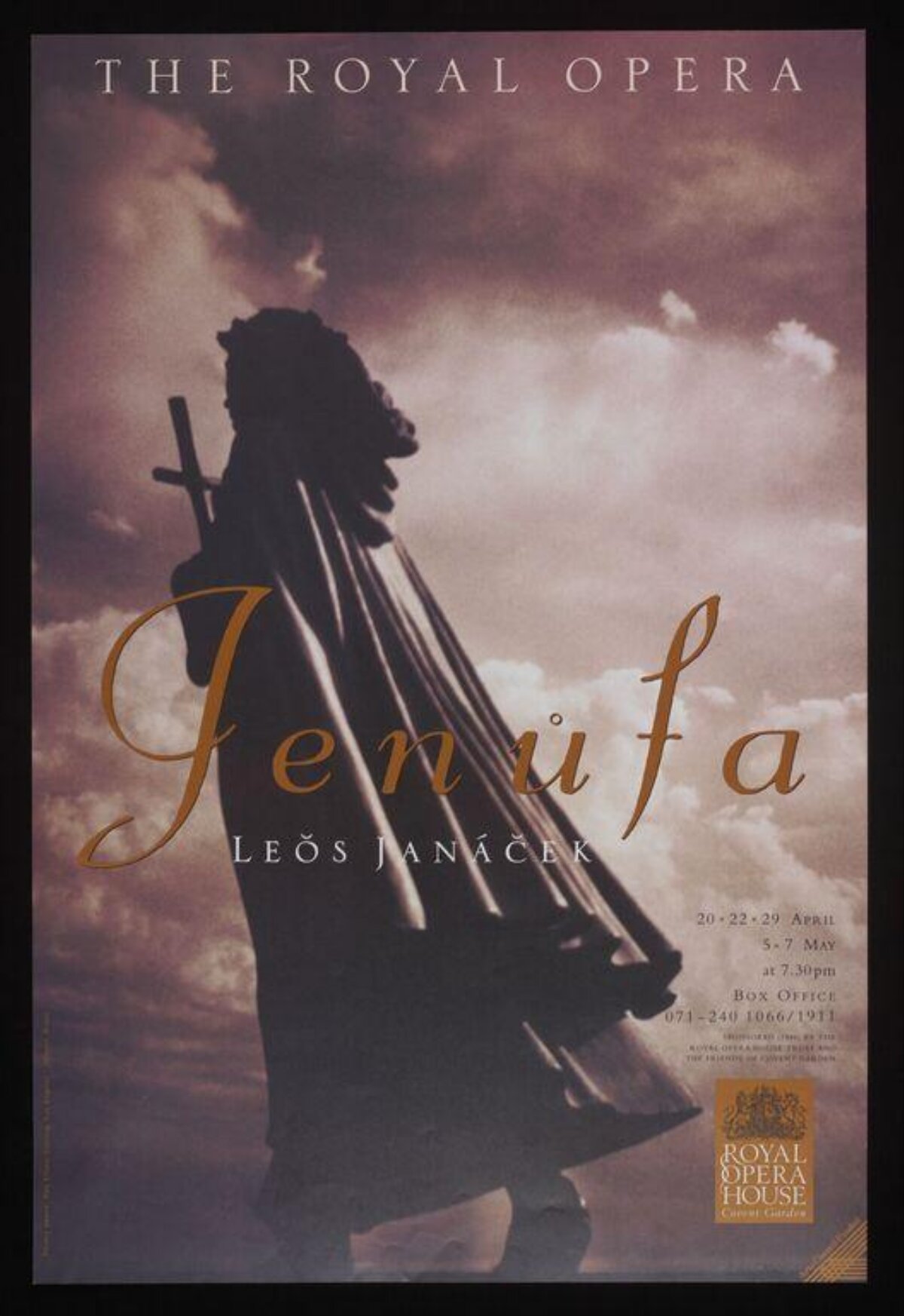 Royal Opera Jenufa Performance Poster