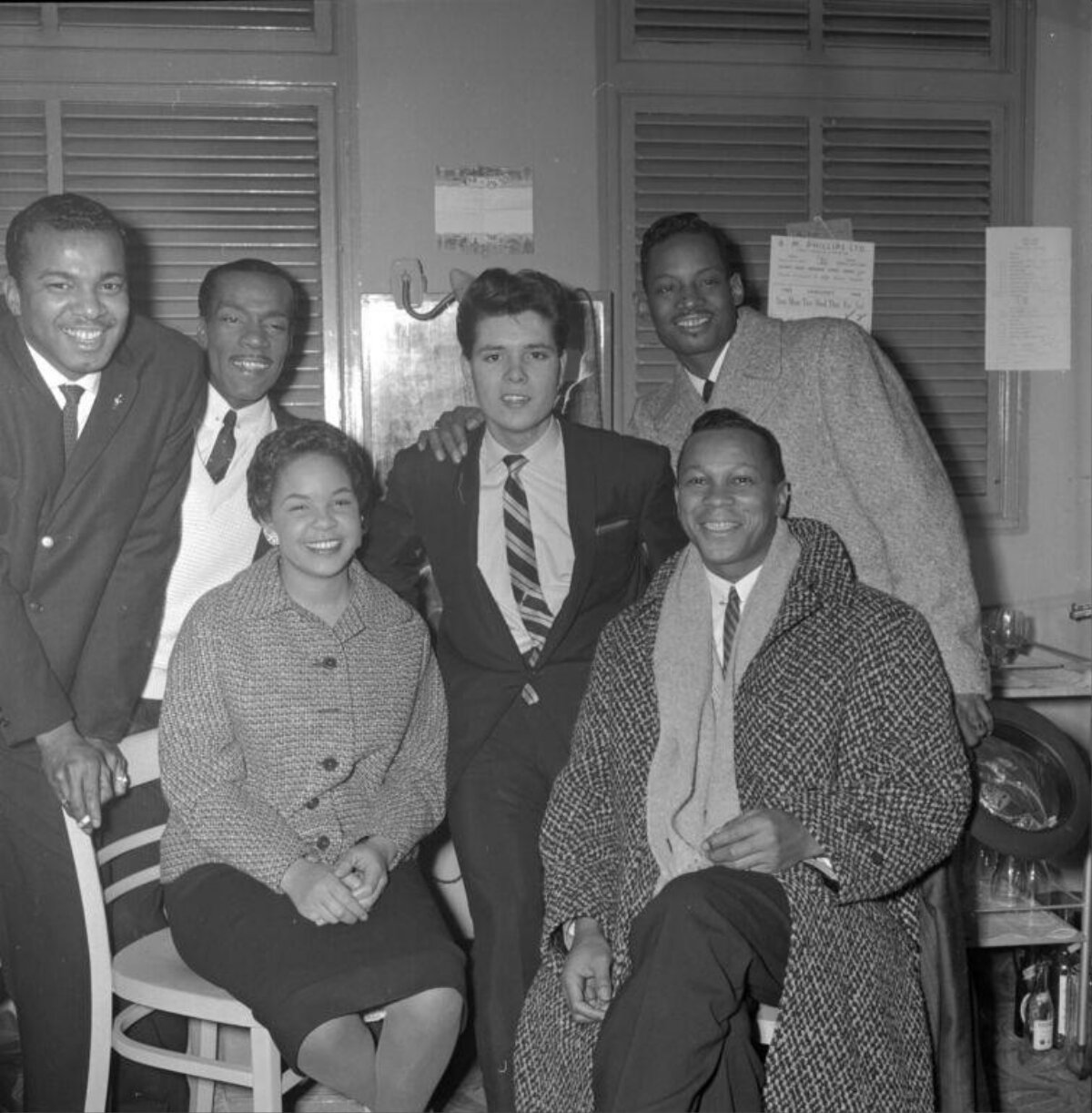 Vintage Backstage Group Portrait