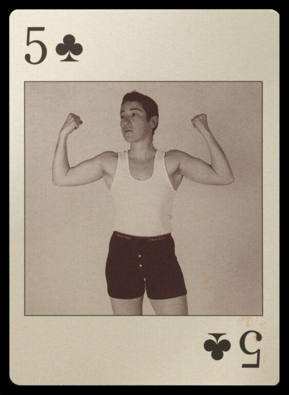5 of Clubs Custom Playing Card