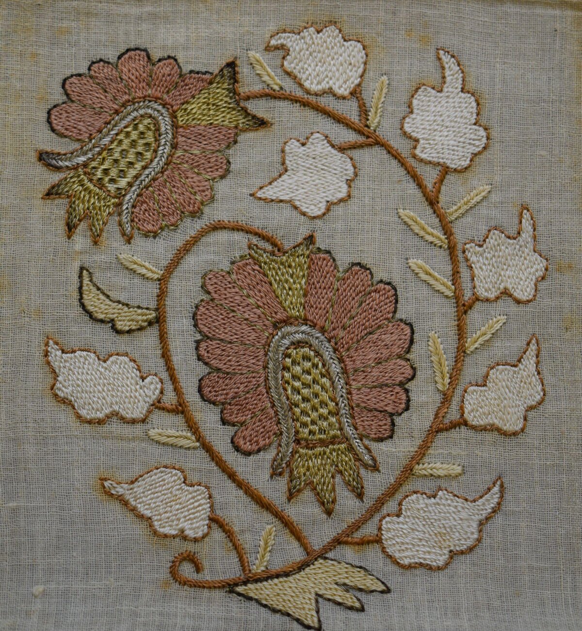 Vintage Floral Hand Embroidery