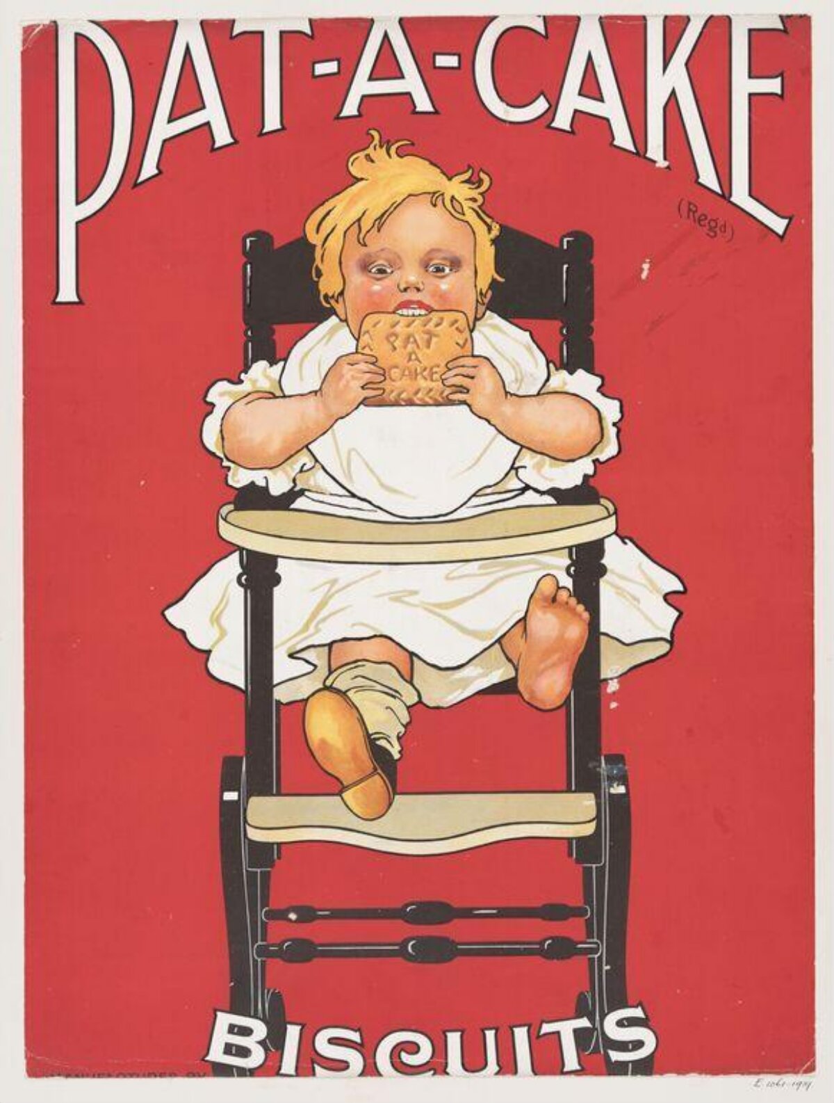 Pat-a-Cake Biscuits Vintage Ad