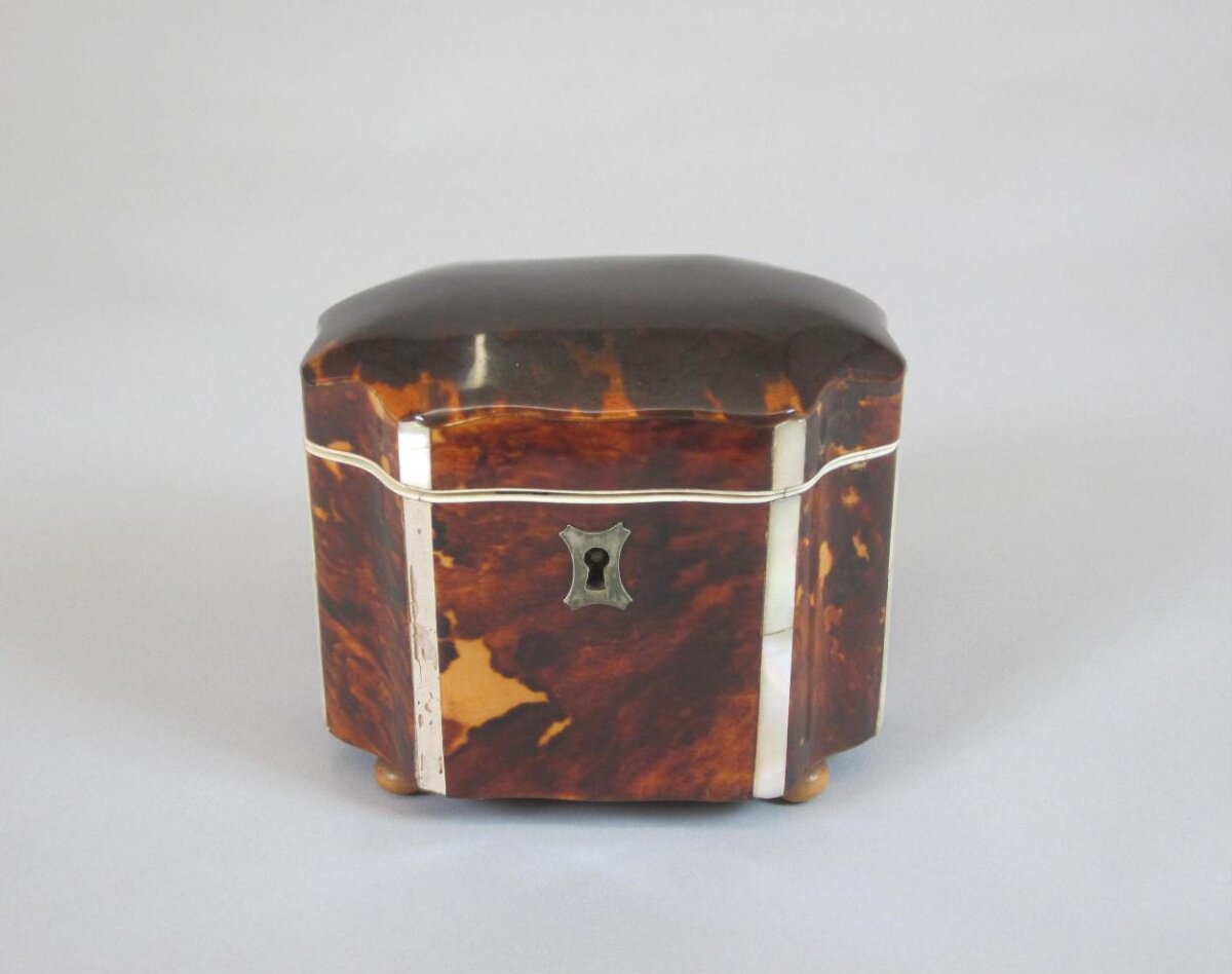 Antique Tortoiseshell Decorative Box