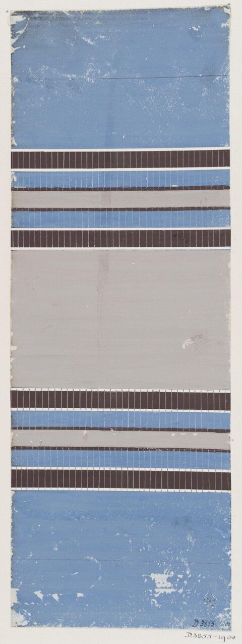 Abstract Horizontal Stripe Color Design