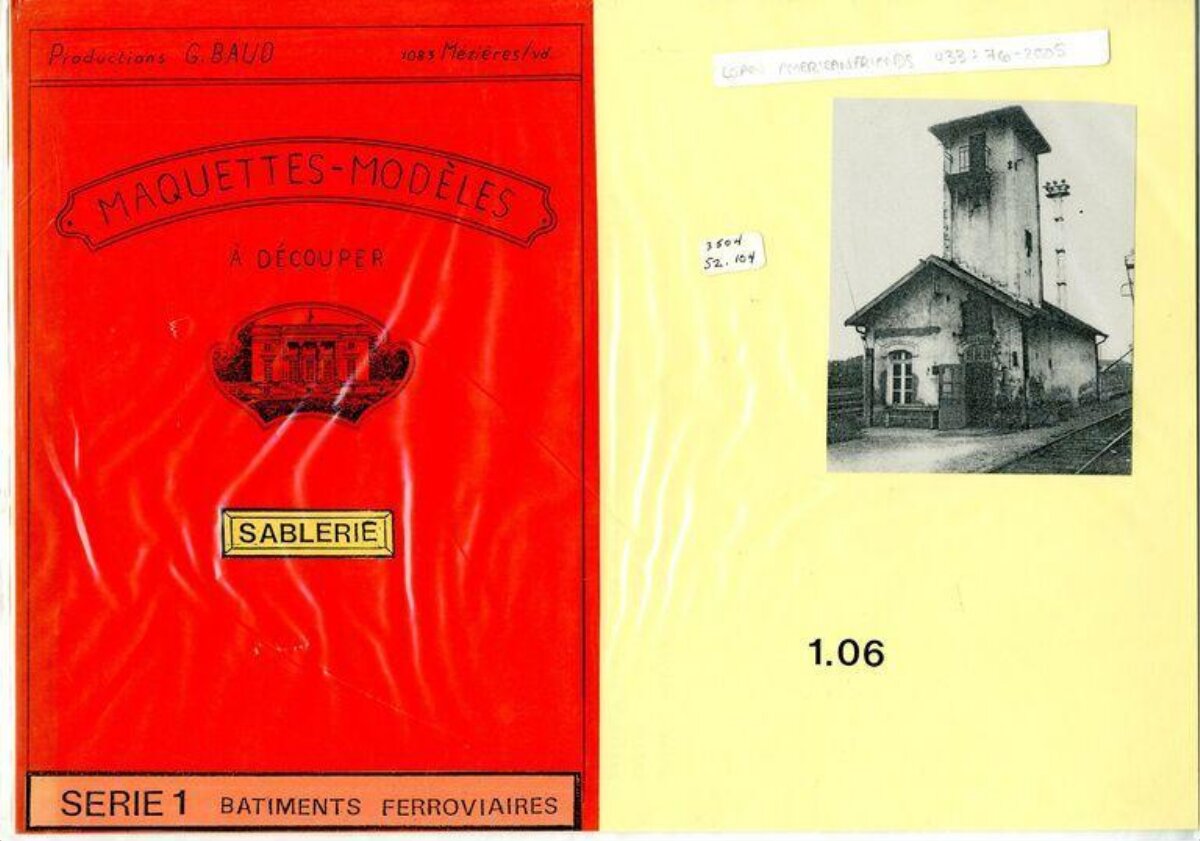 Vintage Model Railway Building Kit — Book Covers