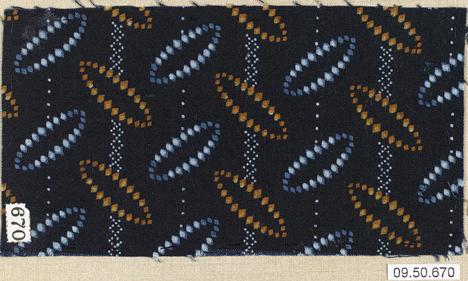 Antique Diamond Pattern Fabric Swatch