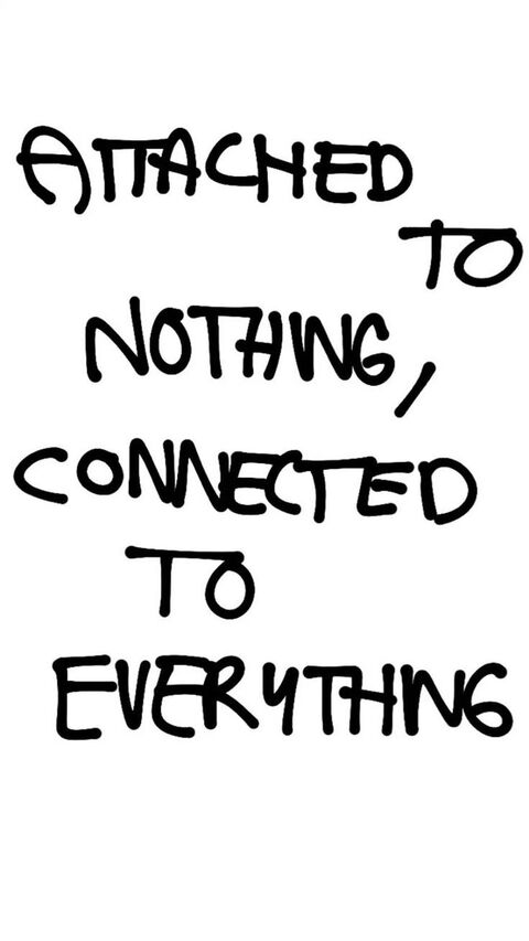 Attached To Nothing Quote Art
