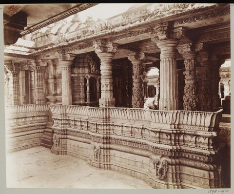 Ancient Indian Temple Interior