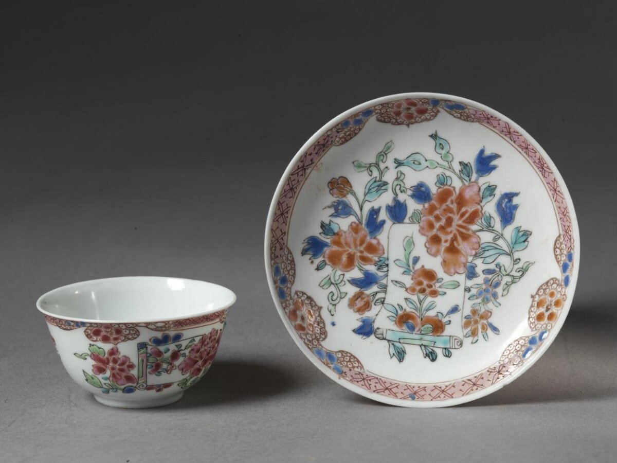 Chinese Porcelain Cup and Saucer