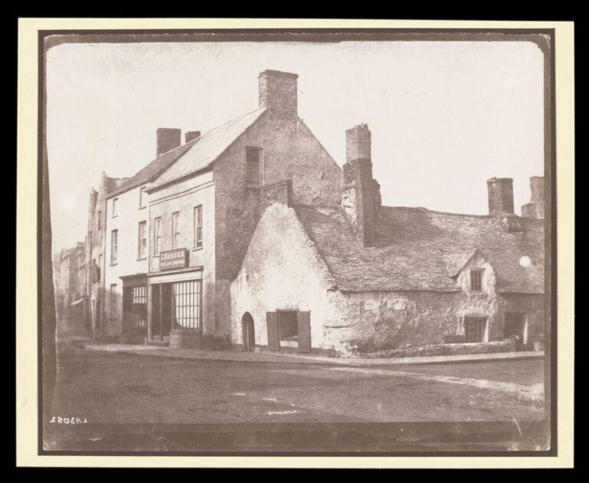 Vintage Streetfront Town Buildings