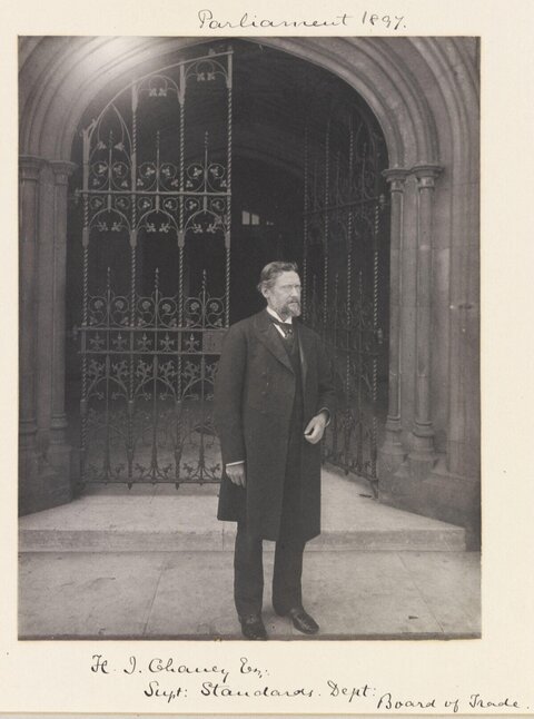 1897 Portrait of H. J. Chaney at Parliament
