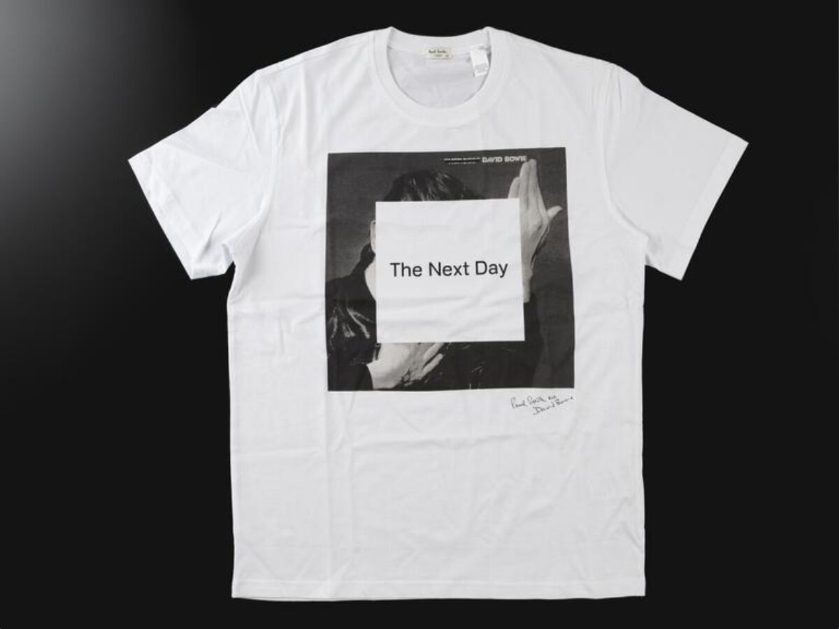 White The Next Day Print T-shirt