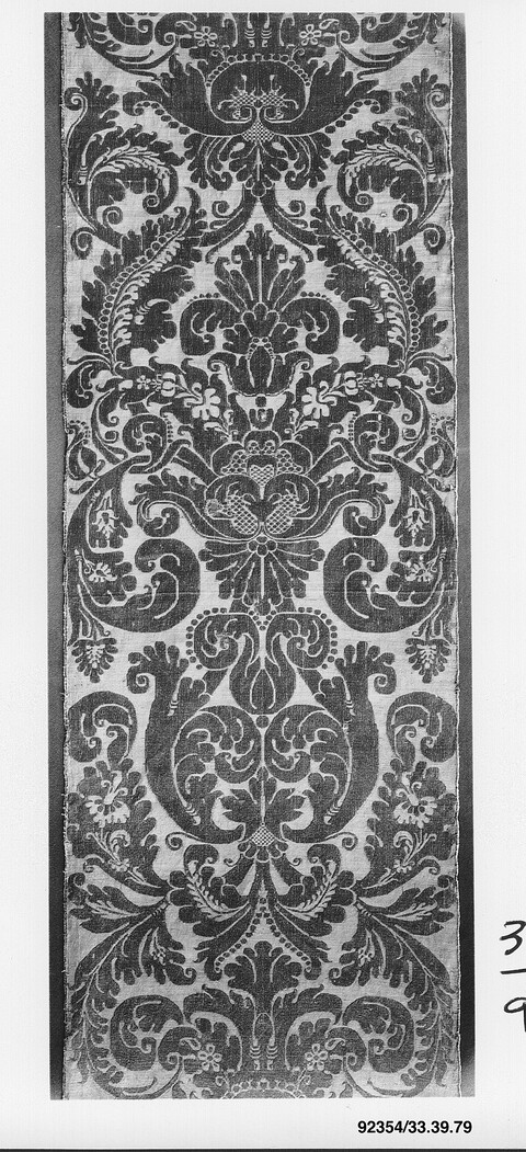 Antique Ornate Woven Textile Fragment