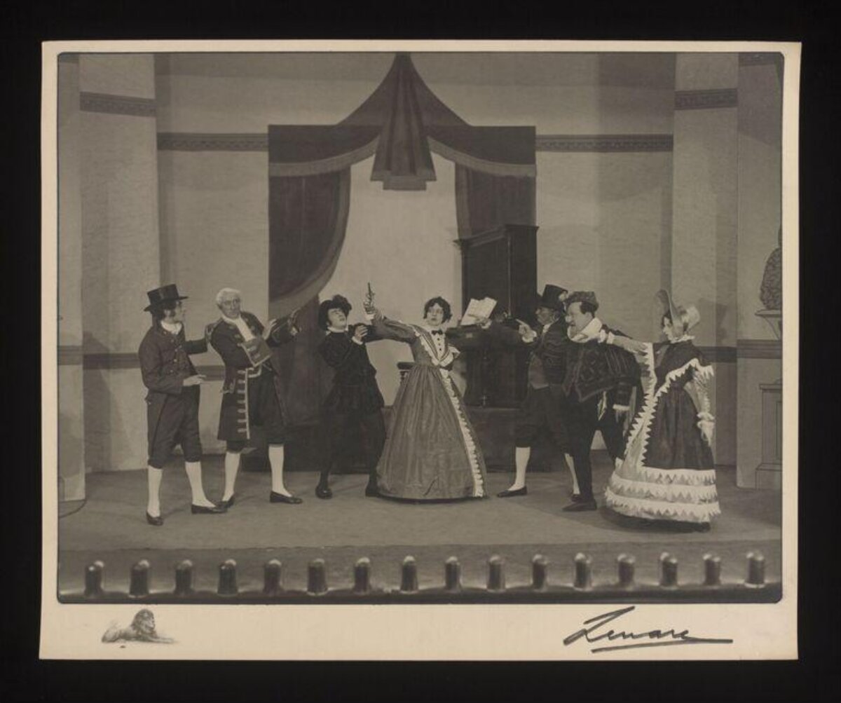 Vintage Stage Play Performance Photo