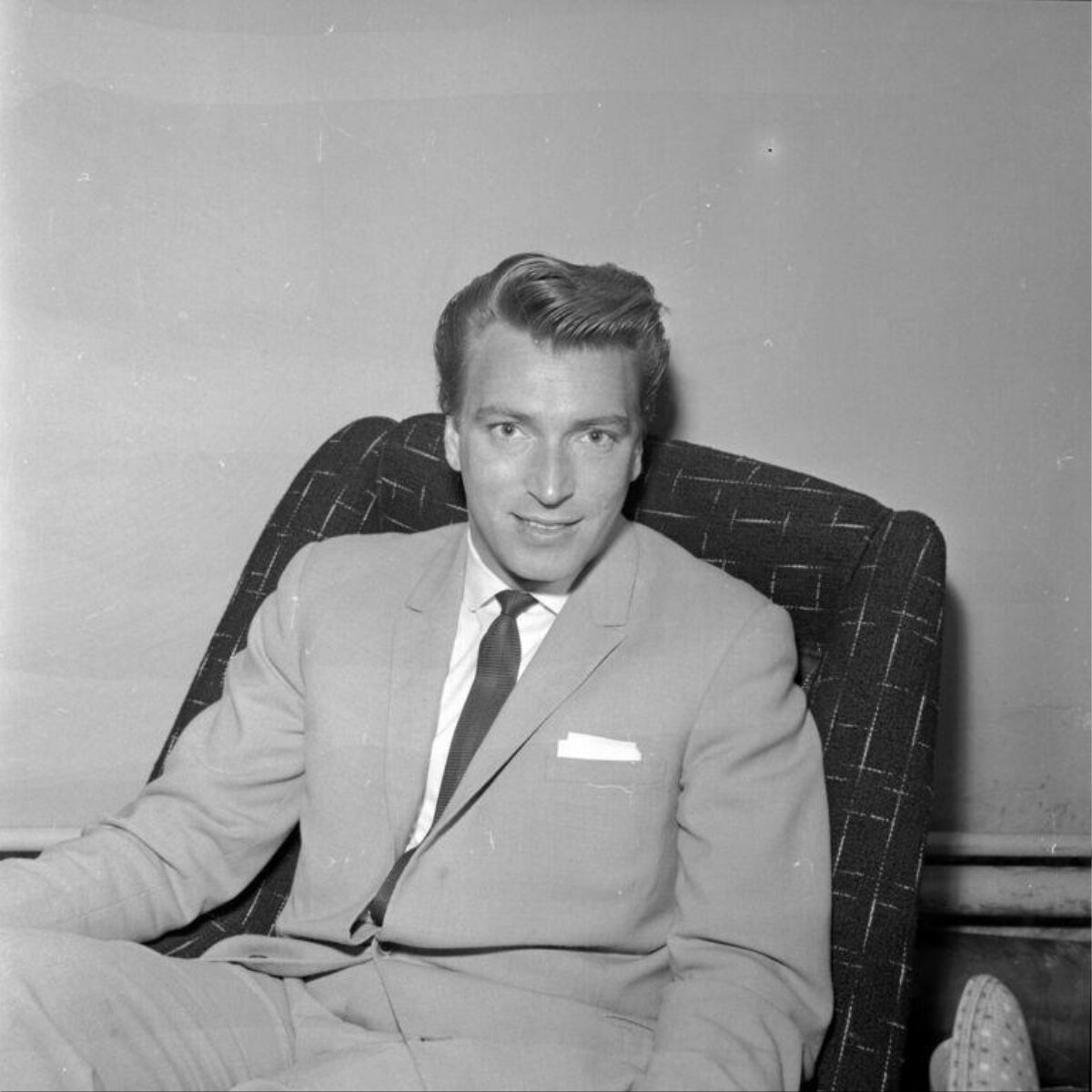 Vintage Portrait of Seated Man in Suit
