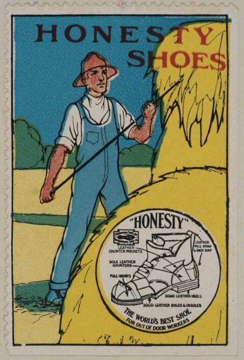 Vintage Honesty Shoes Advertisement