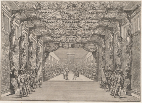 Baroque Ceremonial Assembly Engraving