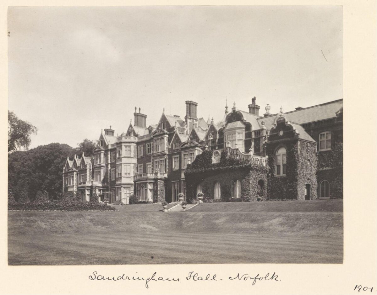 Sandringham Hall Norfolk 1901 Photo
