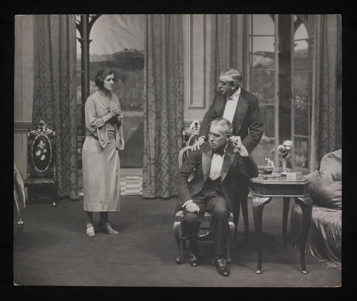 Vintage Stage Play Performance Scene