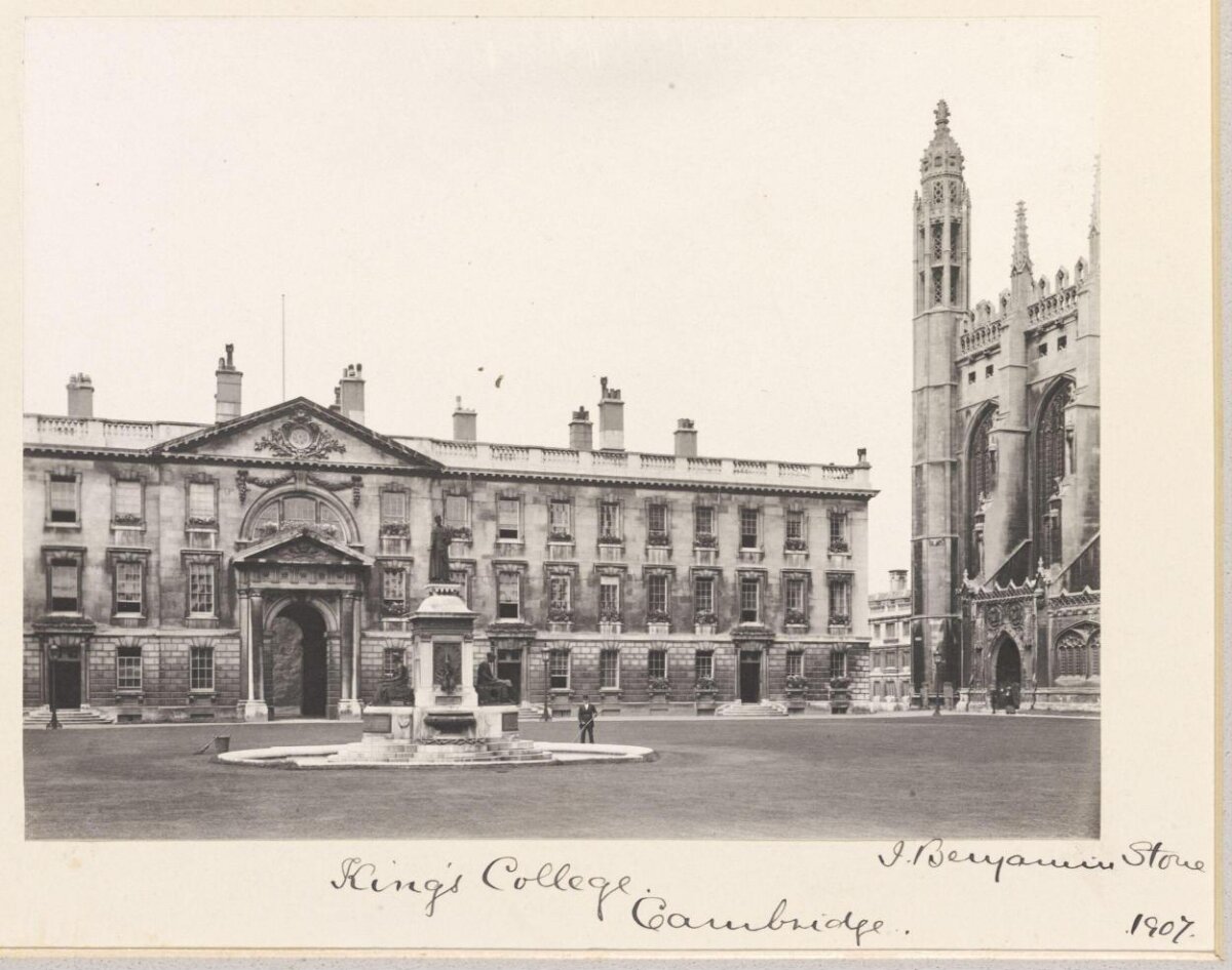 King's College Cambridge 1907 Courtyard