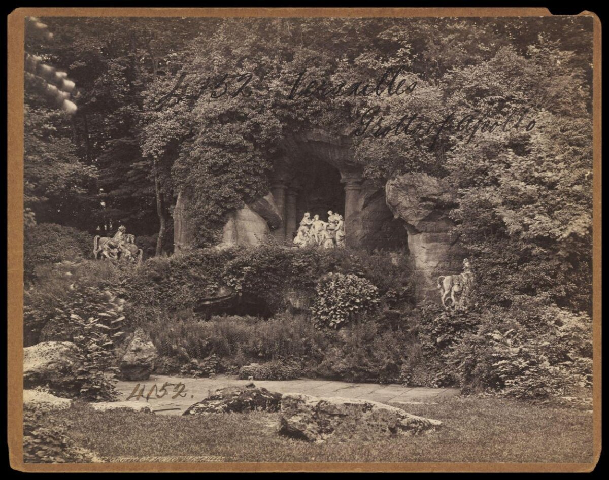 Vintage Photo of Versailles Grotto of Apollo