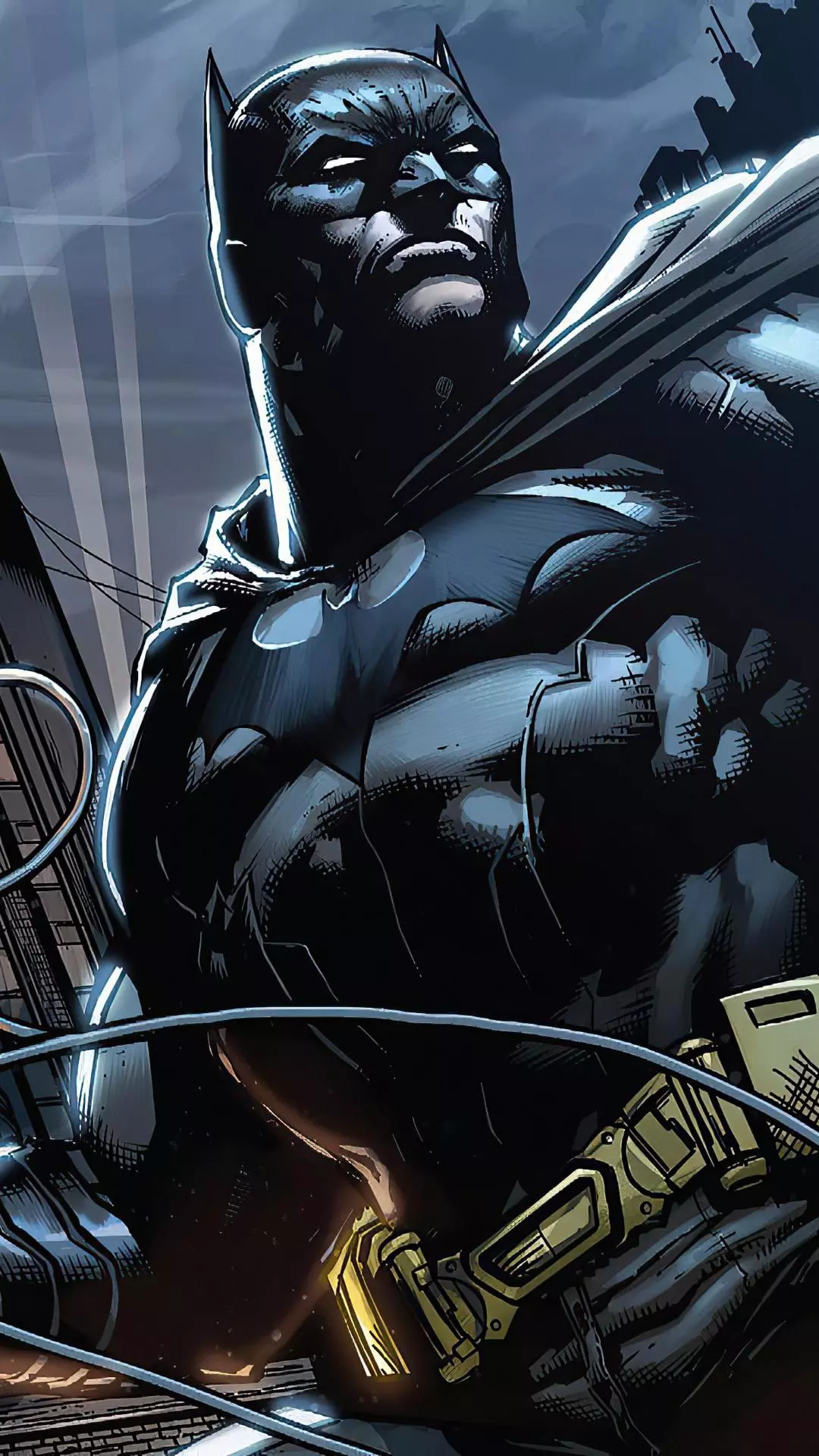 Batman Comic Book Illustration