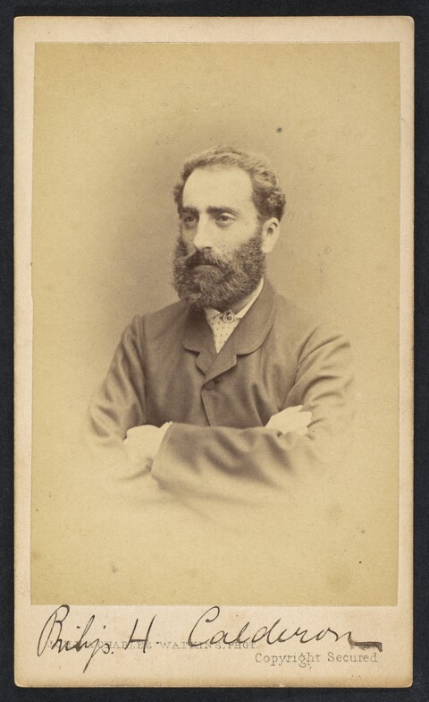 Vintage Portrait of Philip H. Calderon