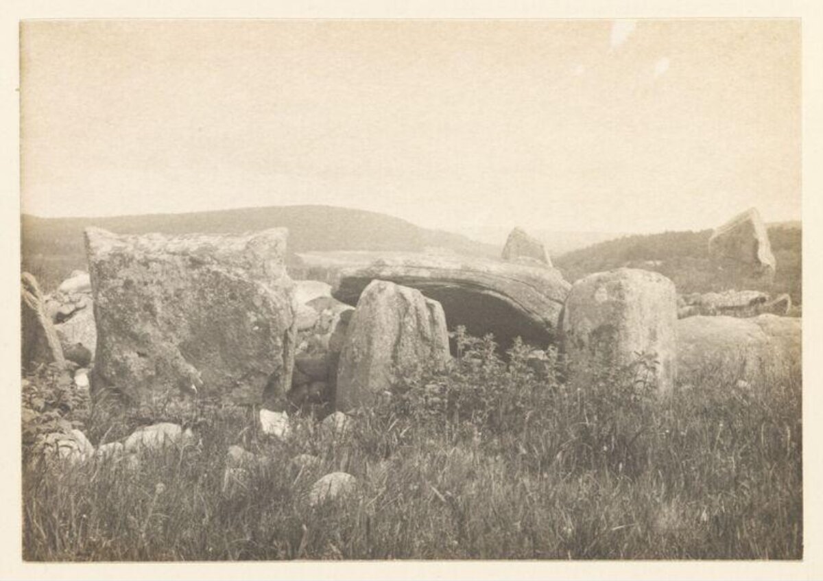 Vintage Photo of Prehistoric Dolmen