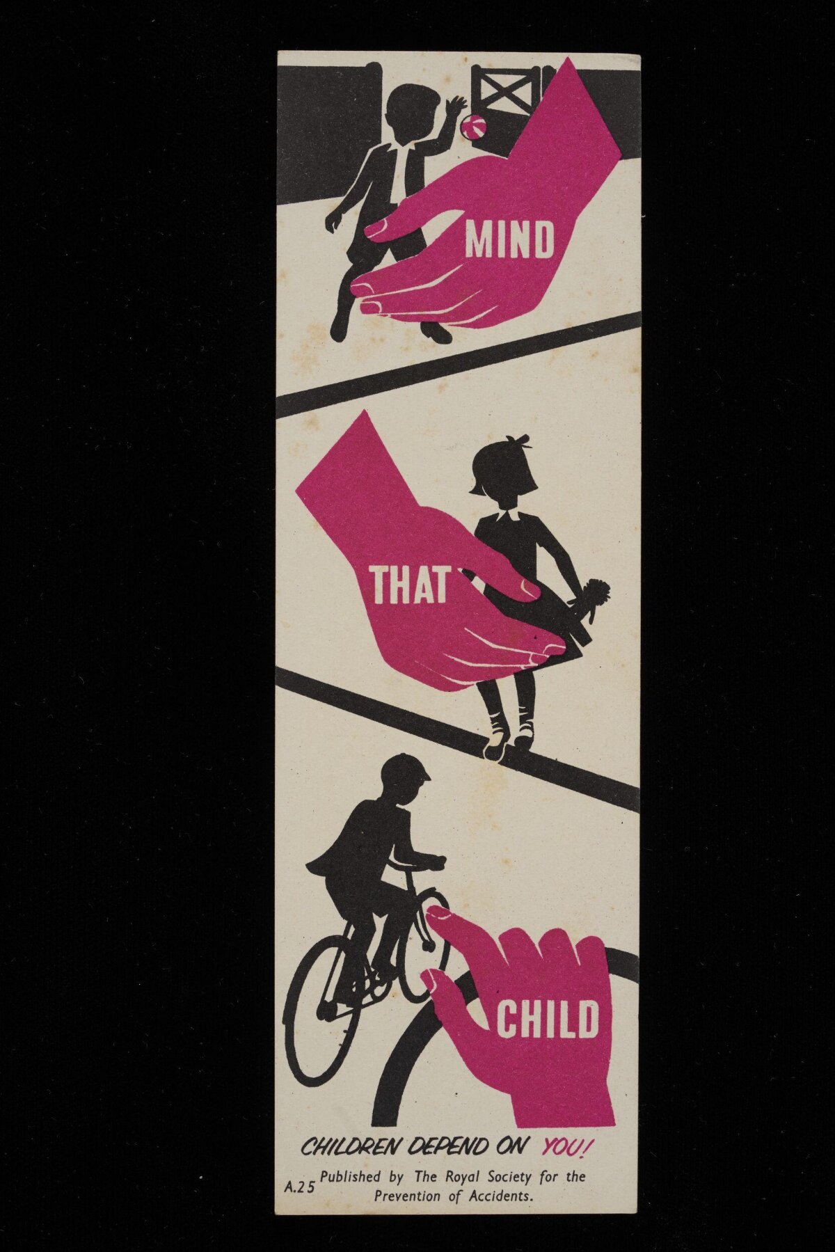 Vintage Child Safety Publicity Poster