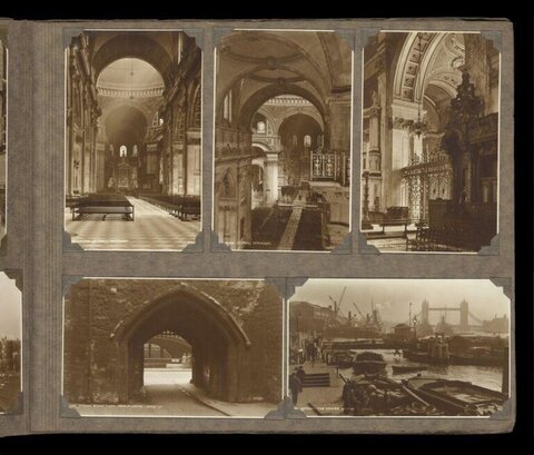 Vintage London Scenes Photo Album