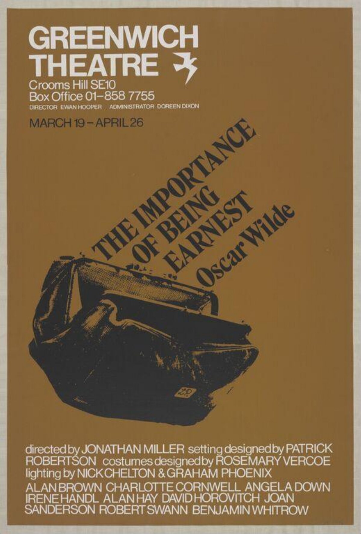 The Importance of Being Earnest Theatre Poster