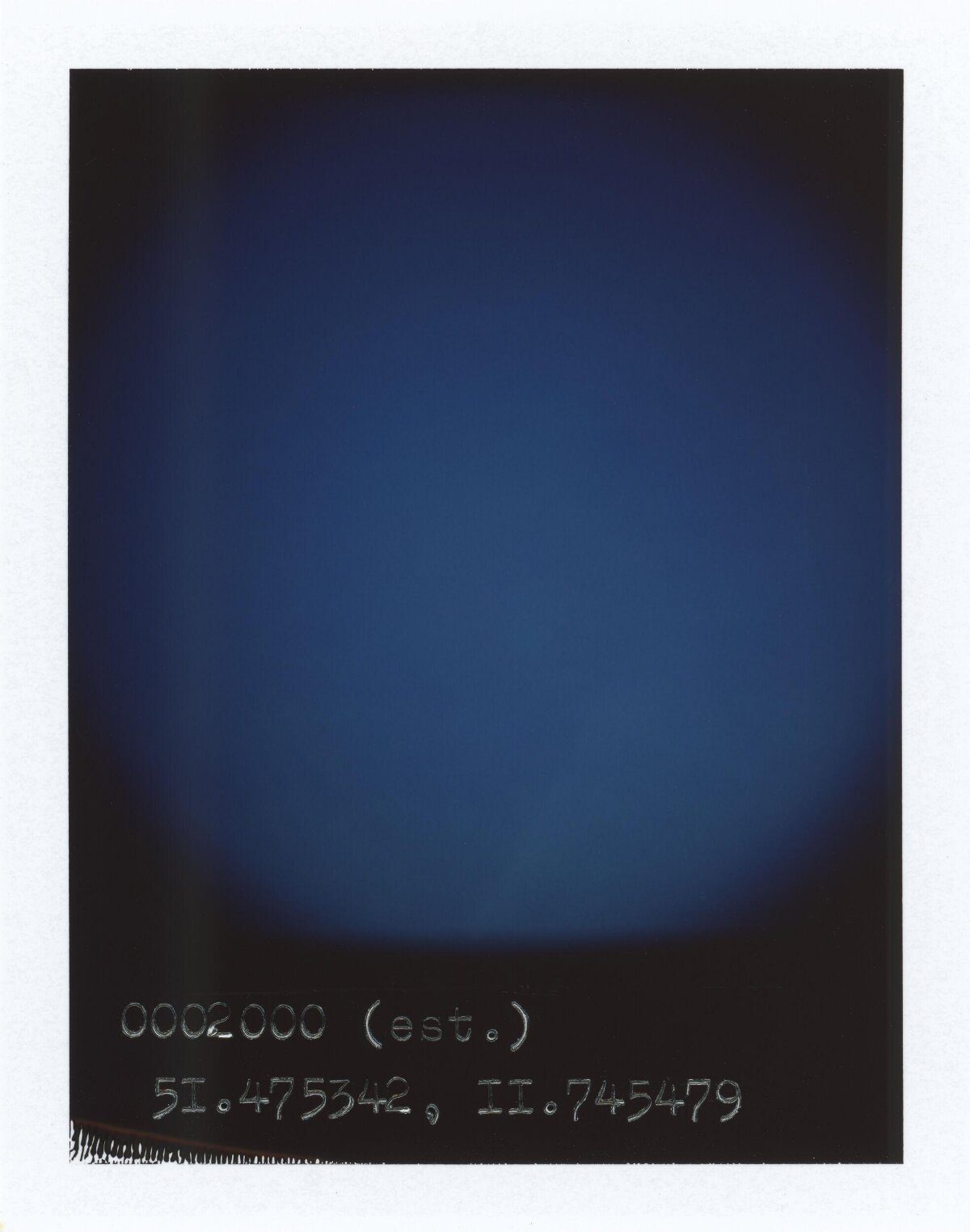 Dark Blue Gradient With Coordinate Text