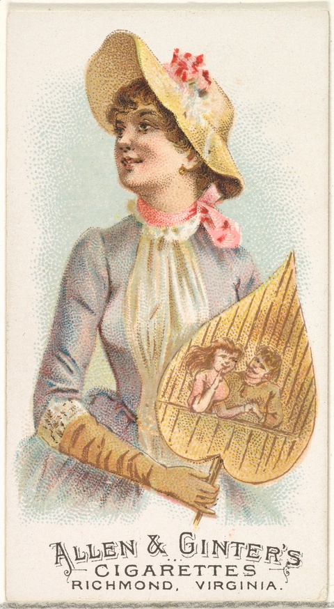 Vintage Allen & Ginter Cigarette Ad Card