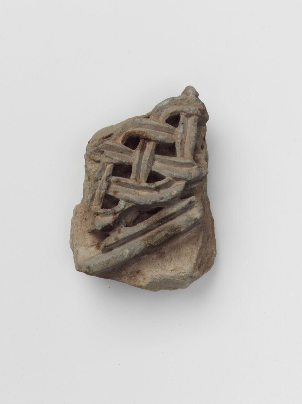 Carved Interlace Stone Fragment