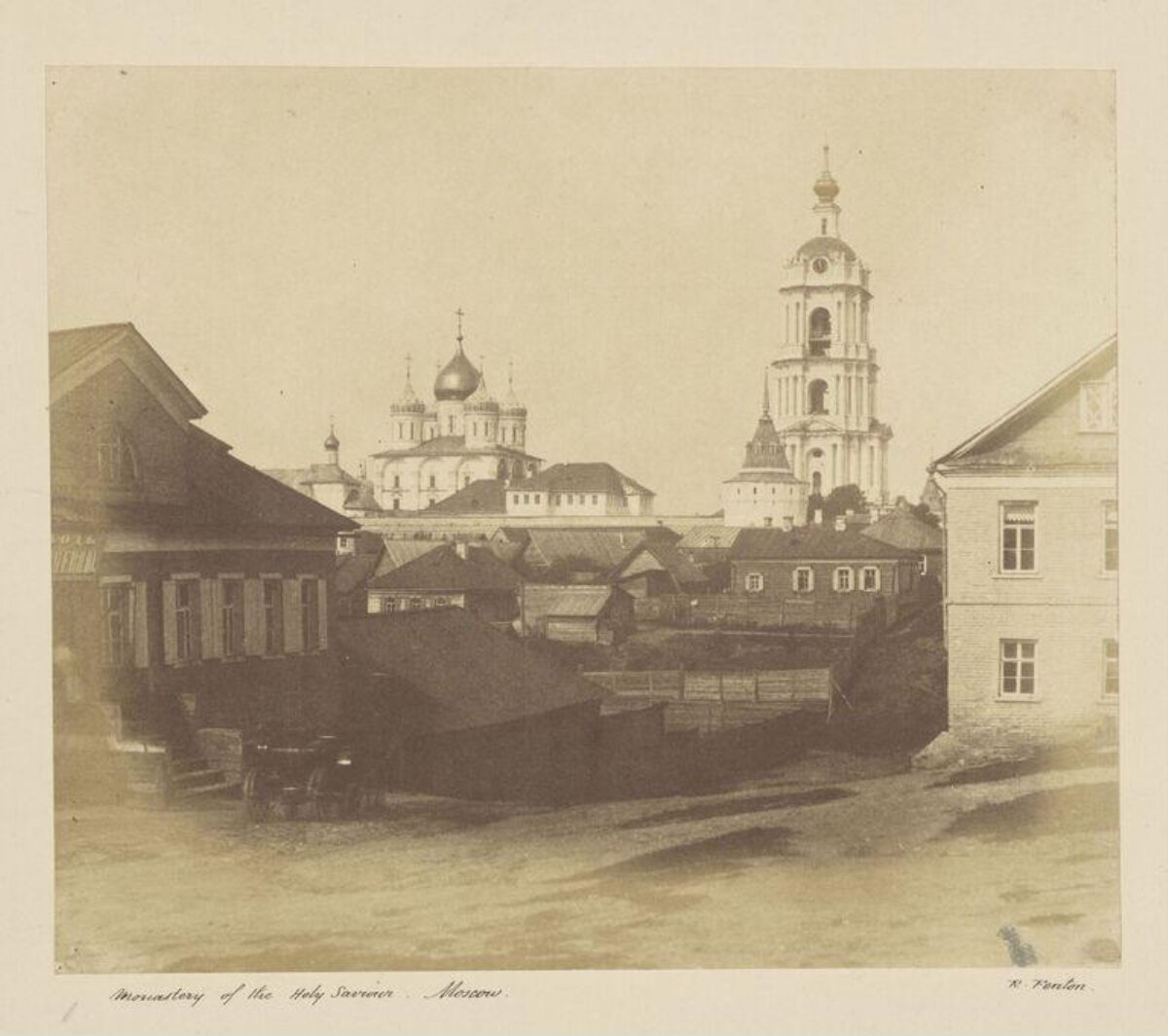View of Holy Saviour Monastery Moscow