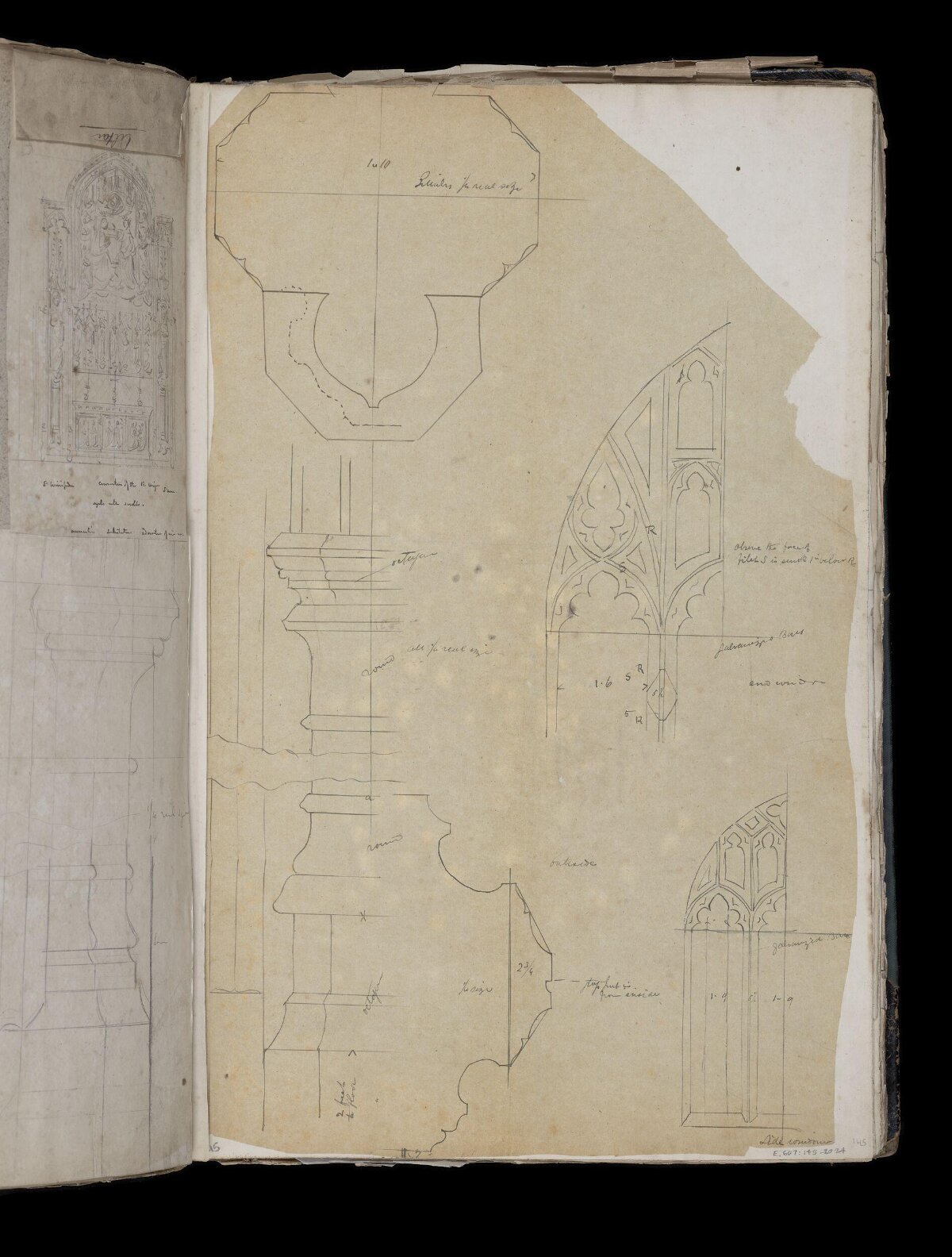 Gothic Architectural Study Sketches