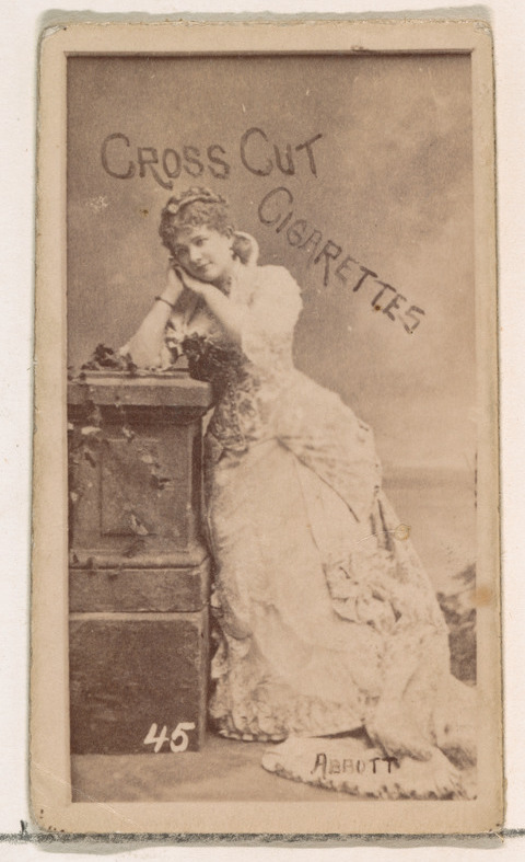 Vintage Cross Cut Cigarettes Tobacco Card