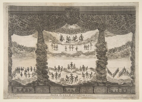 Sixth Scene of All Heaven Engraving