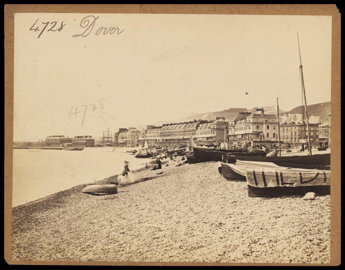 Vintage Dover Beachfront View
