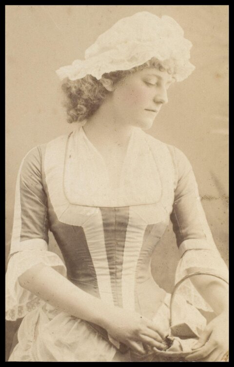 Vintage Portrait of Victorian Woman