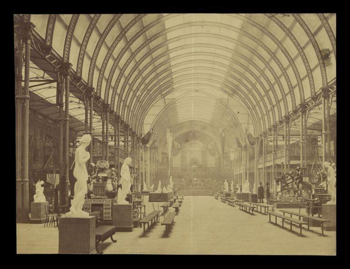 Vintage Exhibition Hall Interior