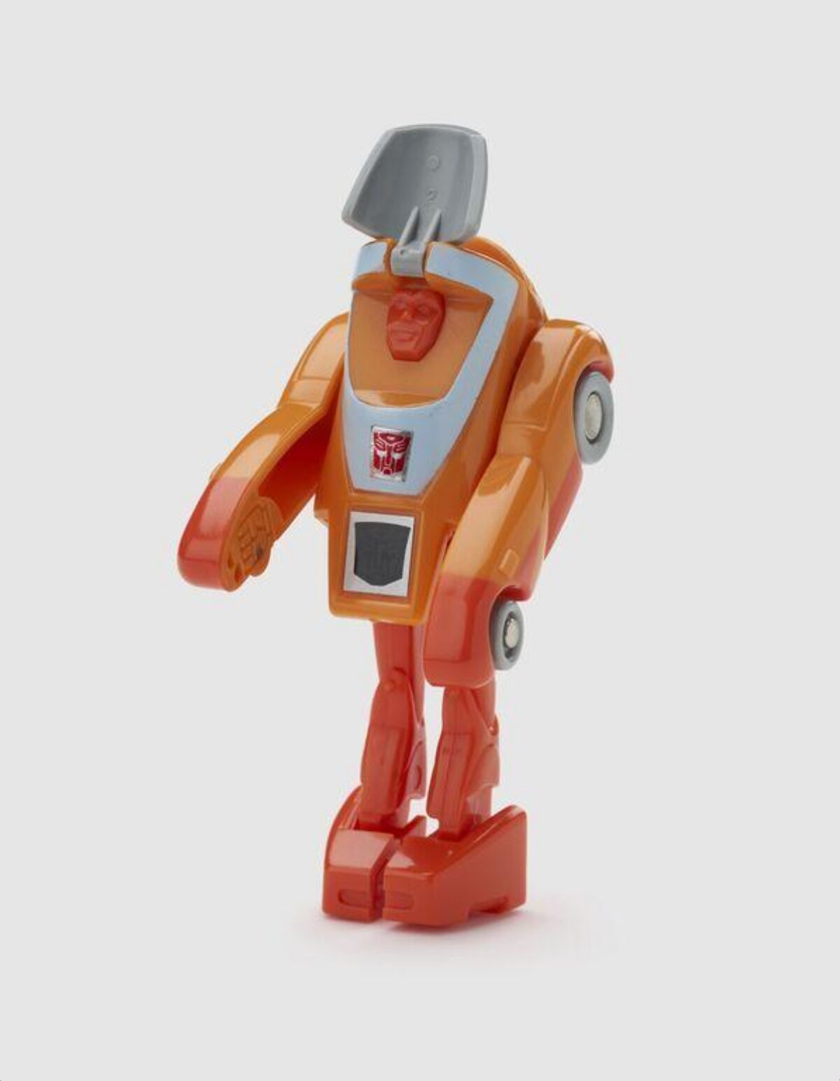 Vintage Orange Transformer Action Figure