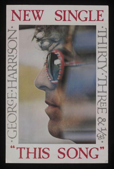 George Harrison This Song Single Promo Poster
